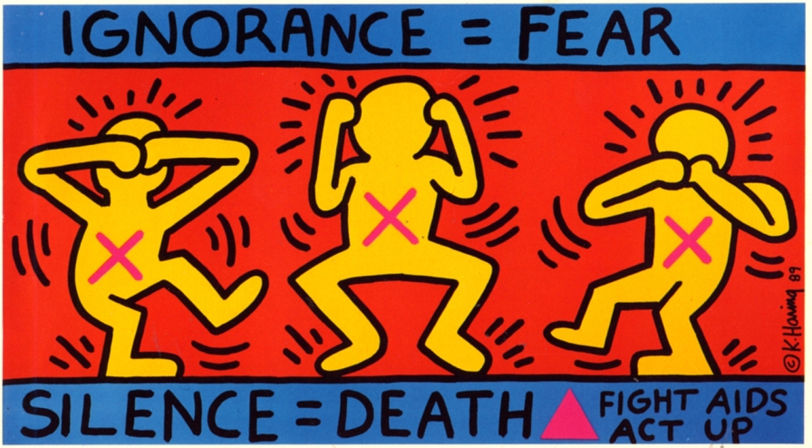 Keith Haring, Lotta all'Aids