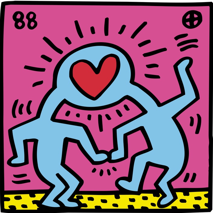 Keith Haring, Amore