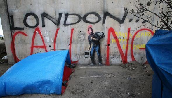 London Calling Bansky a Calais