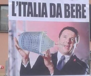 Renzi e l'Italia da bere